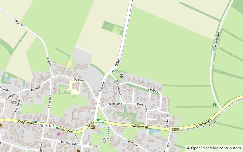 Molen van Vledder location map