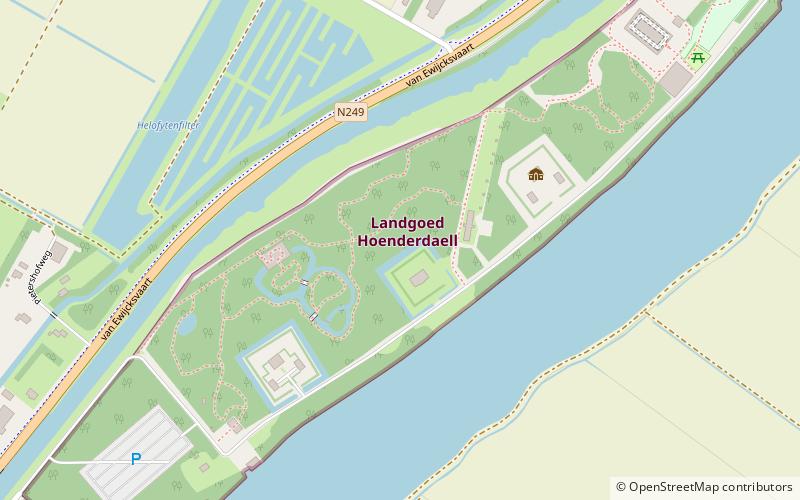 Landgoed Hoenderdaell location map