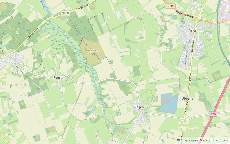 Ganggrab von Zeijen location map