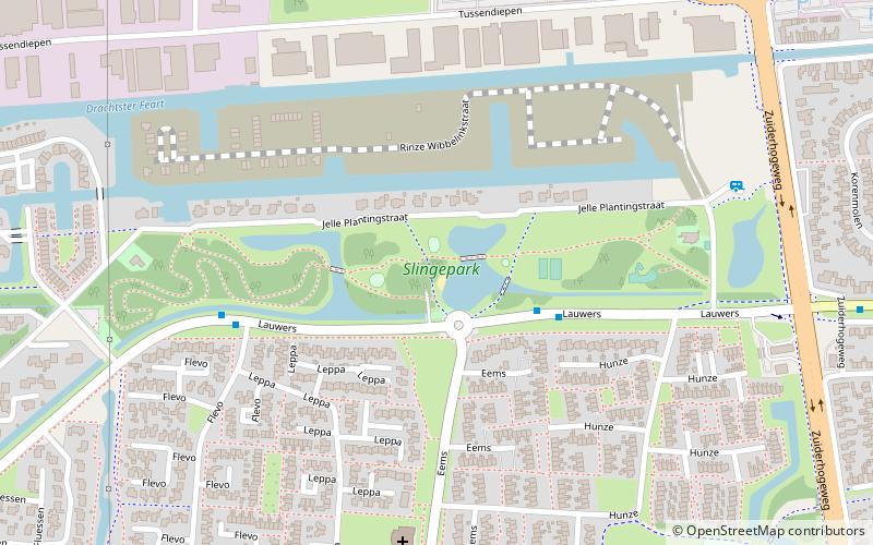 Slingepark location map