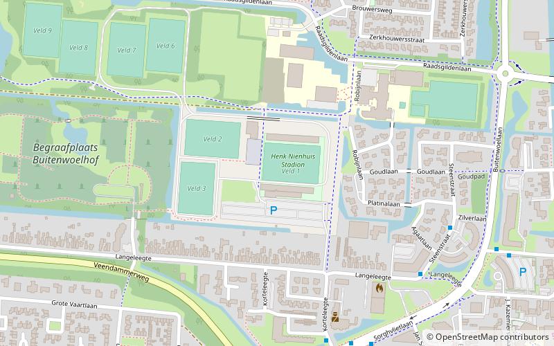Gjaltema-Stadion aan de Langeleegte location map