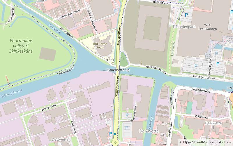 Slauerhoffbrug location map
