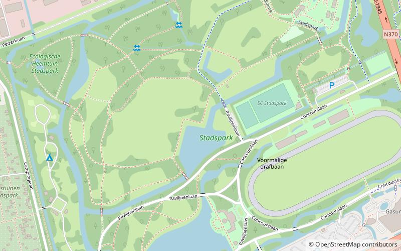 stadspark groningen location map