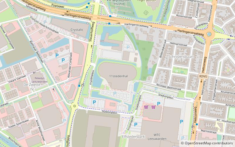 Elfstedenhal location map