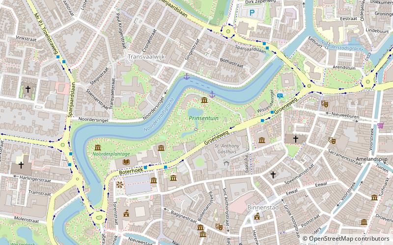 Prinsentuin location map