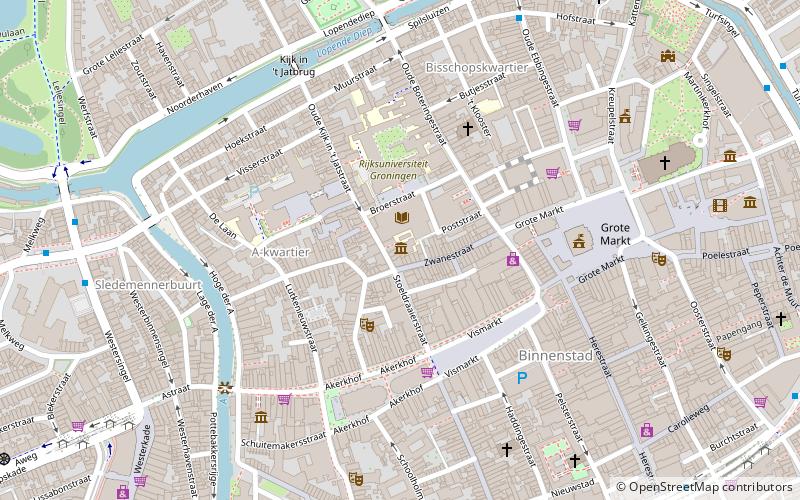 universiteitsmuseum groningen location map