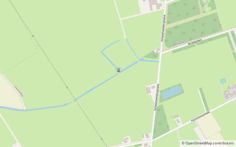 Grutte Mûne, Broeksterwâld location map