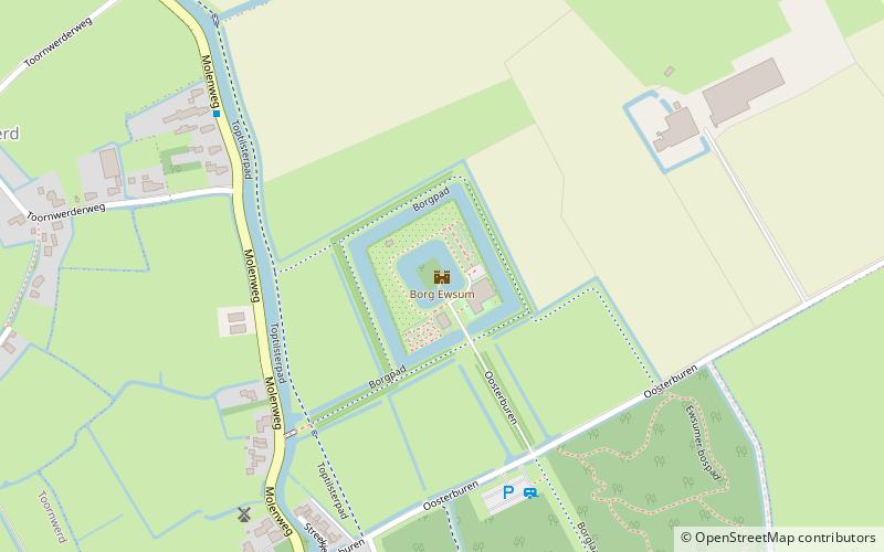 Ewsum location map