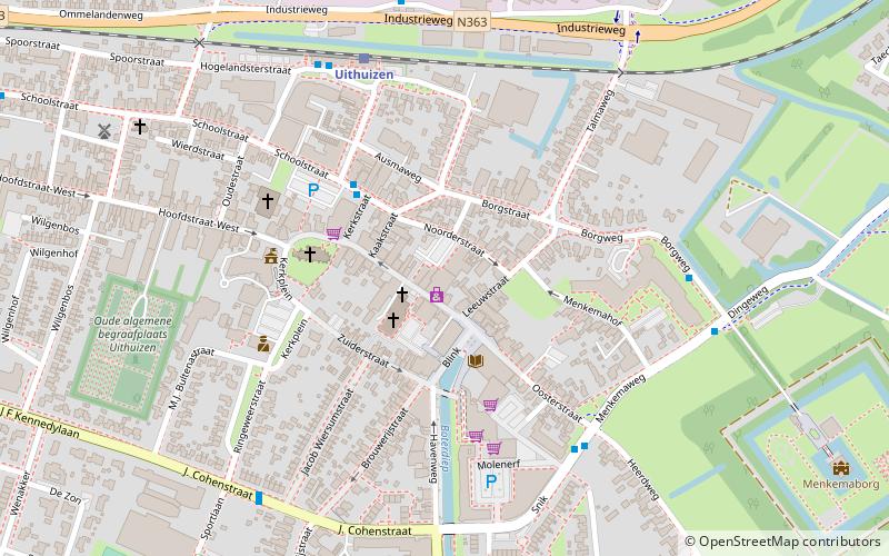 Uithuizen location map