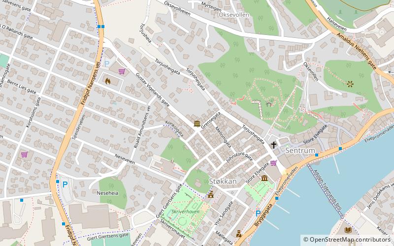 Vigeland Hus location map
