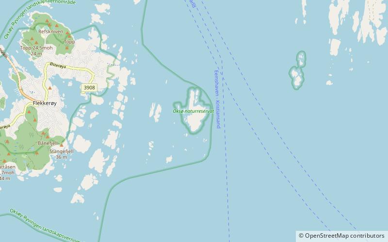 Oksøy Lighthouse location map