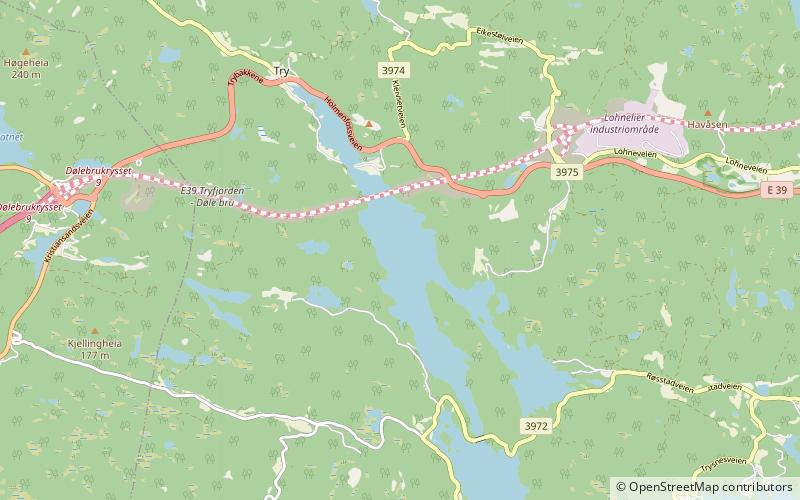 Trysfjorden location map