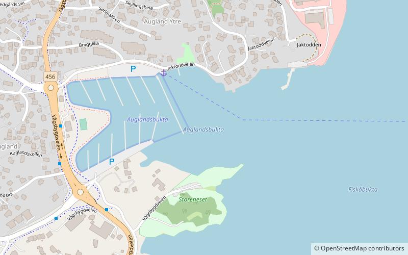 Auglandsbukta location map