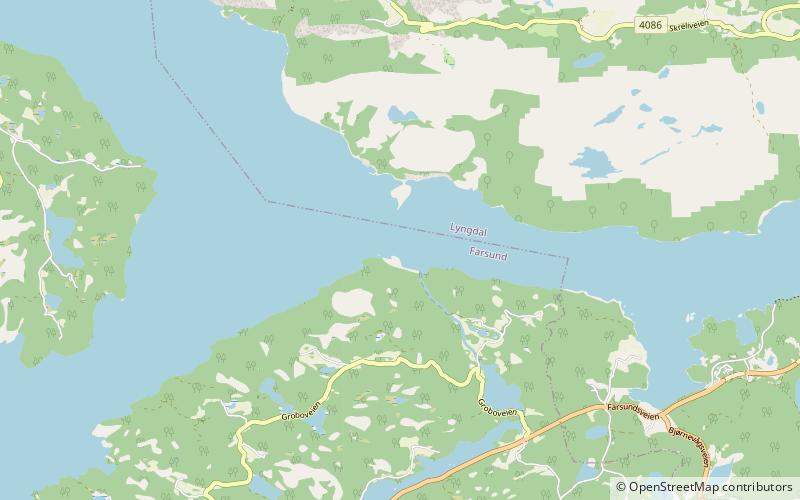 Lyngdalsfjorden location map