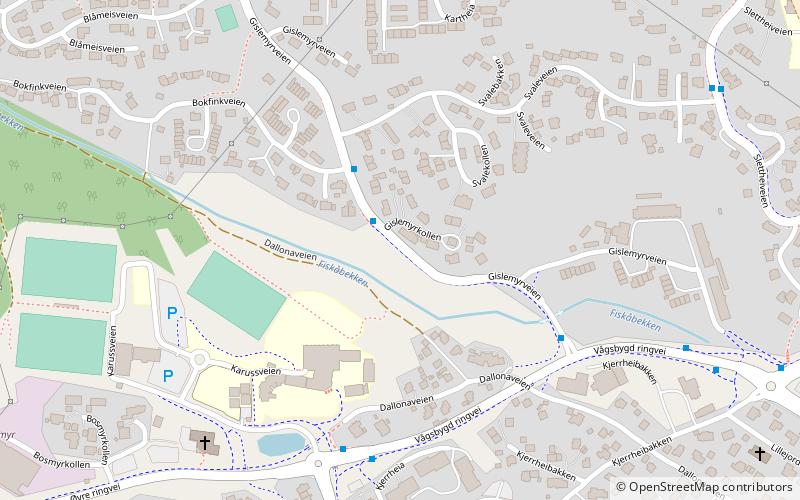 Gislemyr location map
