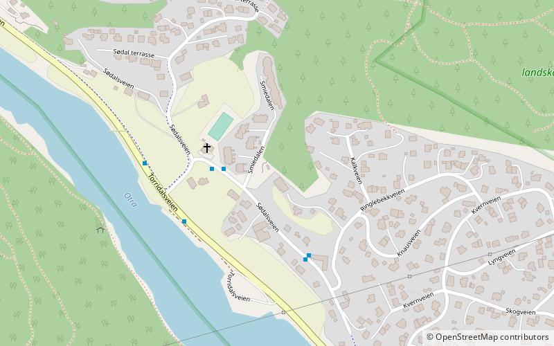 Sødal location map