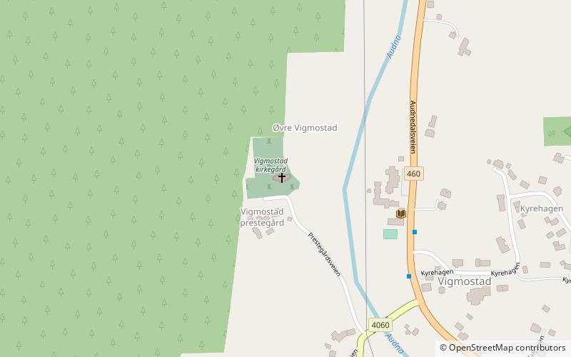 Vigmostad Church location map