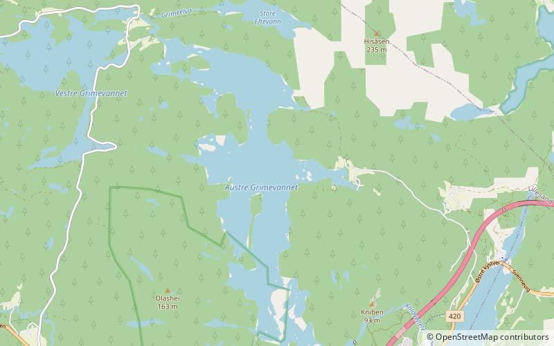 Østre Grimevann location map