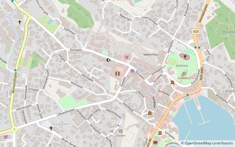 Grimstad Kulturhus location map