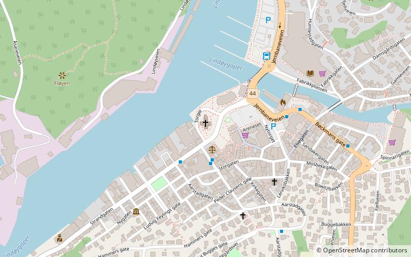 Egersund Church location map