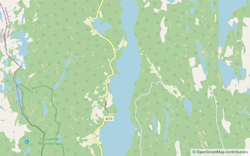 sirdalsvatnet location map