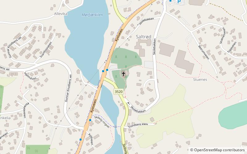 Stokken Church location map