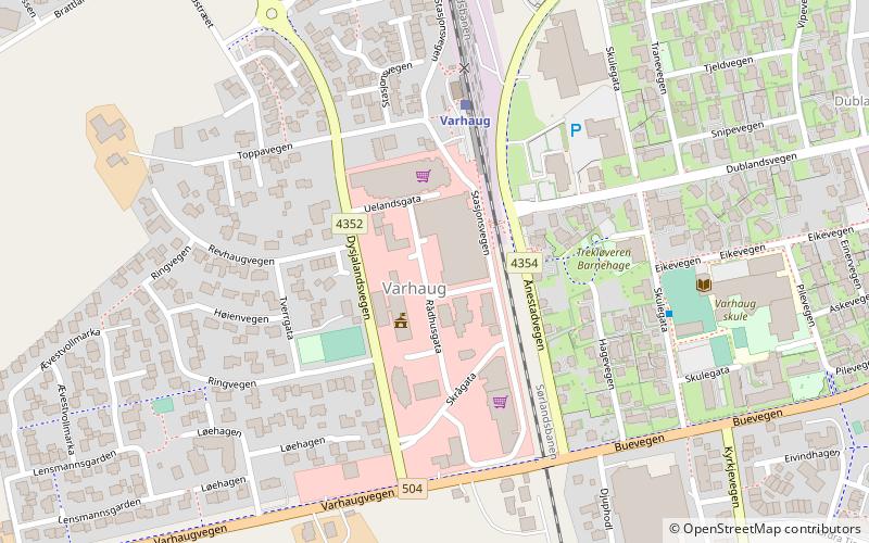 Varhaug location map