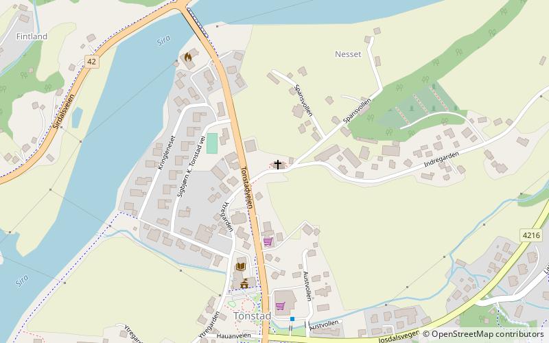 Tonstad Church location map