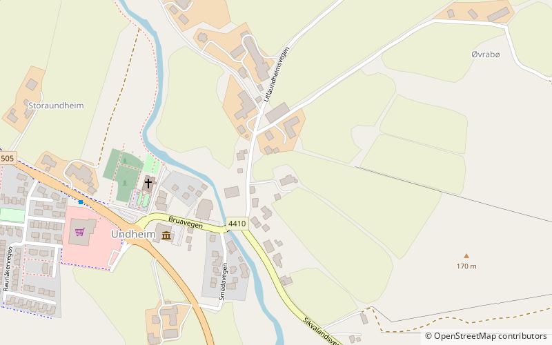 Undheim Church location map