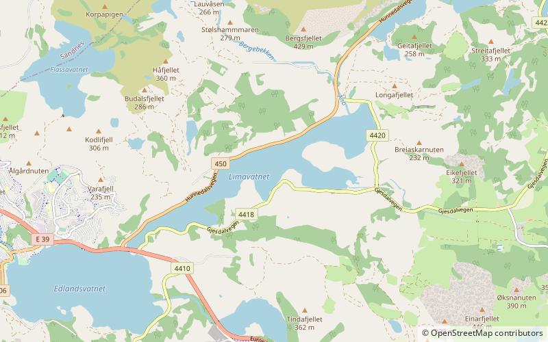 Limavatnet location map