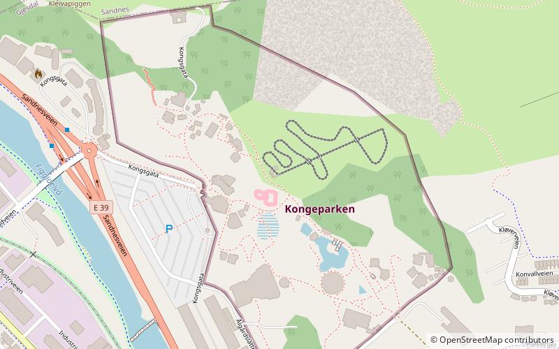 Kongeparken location map
