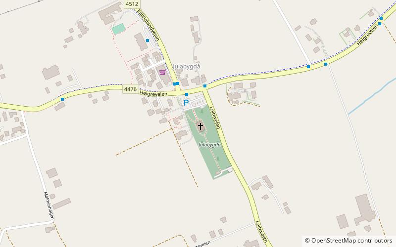Julebygda Chapel location map