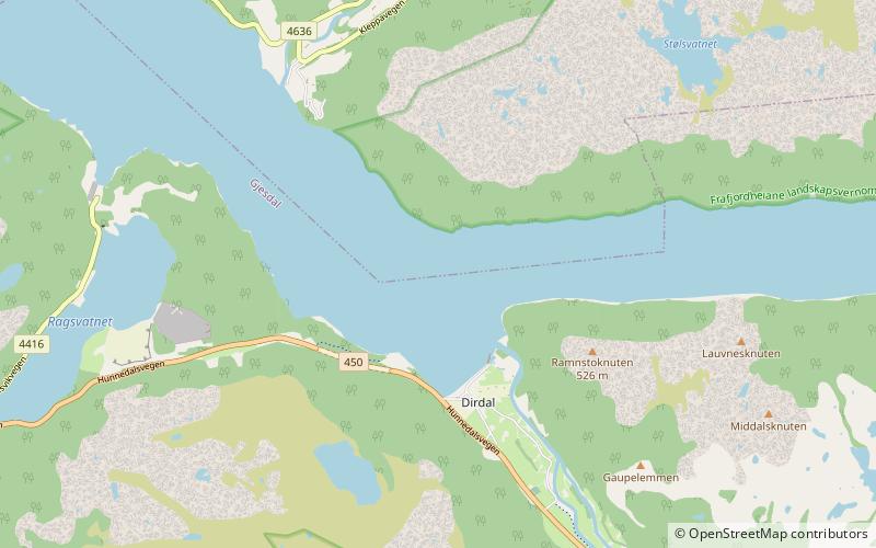 Frafjord location map