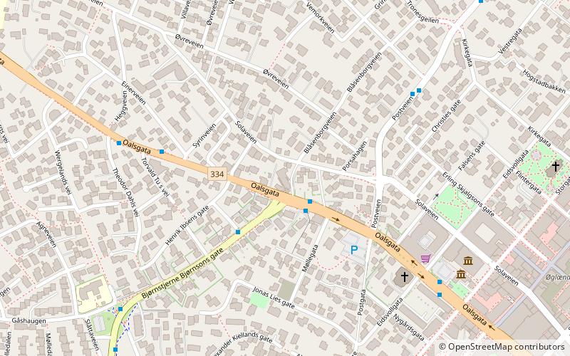 Stangeland mølle location map