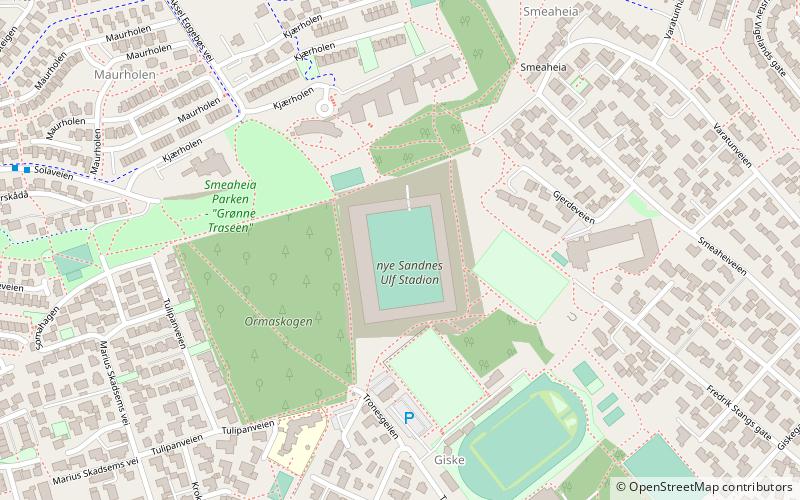 oster hus arena sandnes location map