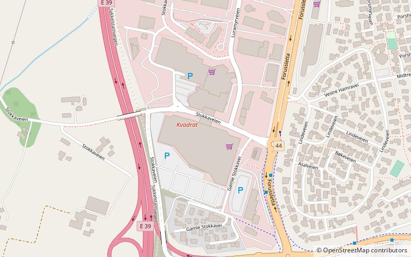 Kvadrat Shopping Centre location map