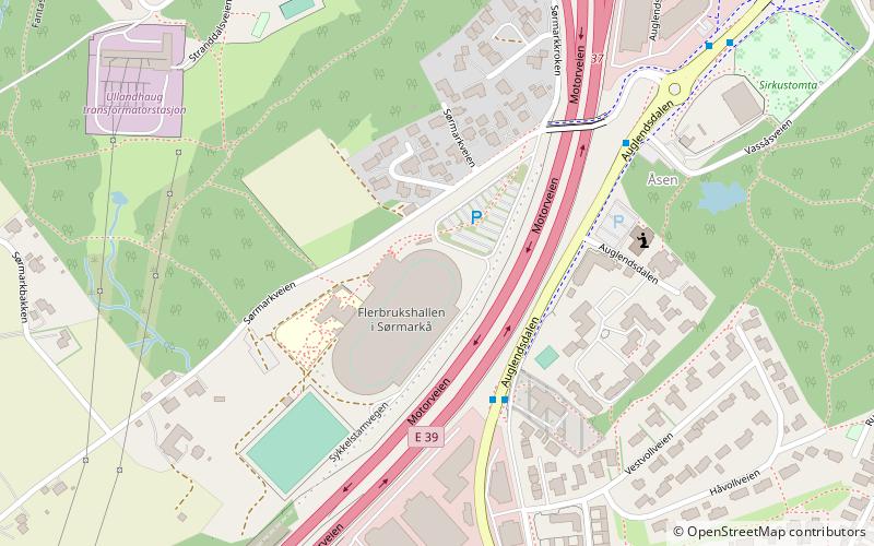 Sørmarka Arena location map