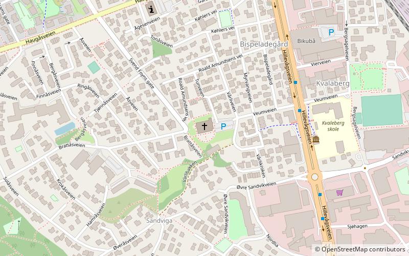 Hillevåg kirke location map