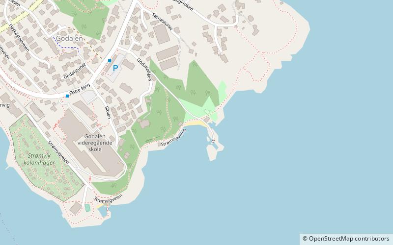 Godalen location map