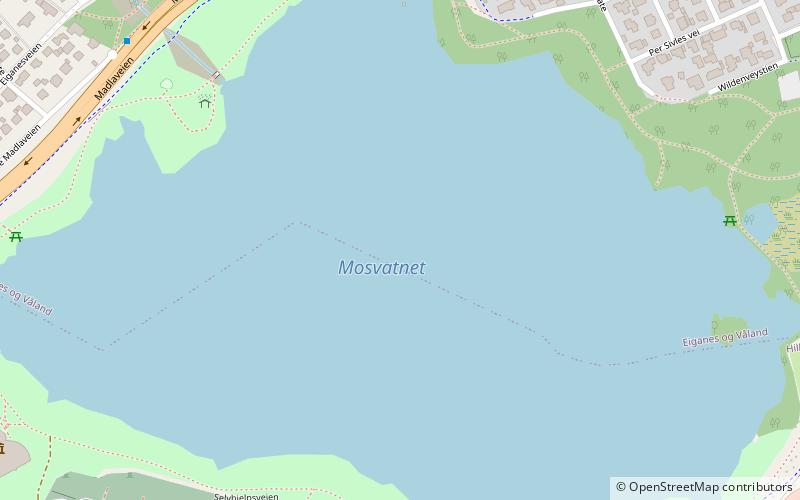 Mosvatnet location map