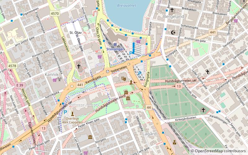 Rogaland Teater location map