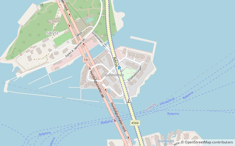 Grasholmen location map
