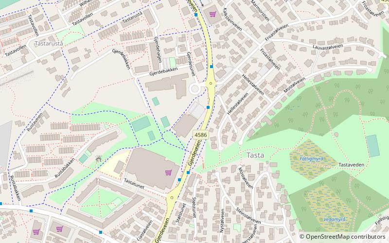 Tastarustå skole location map