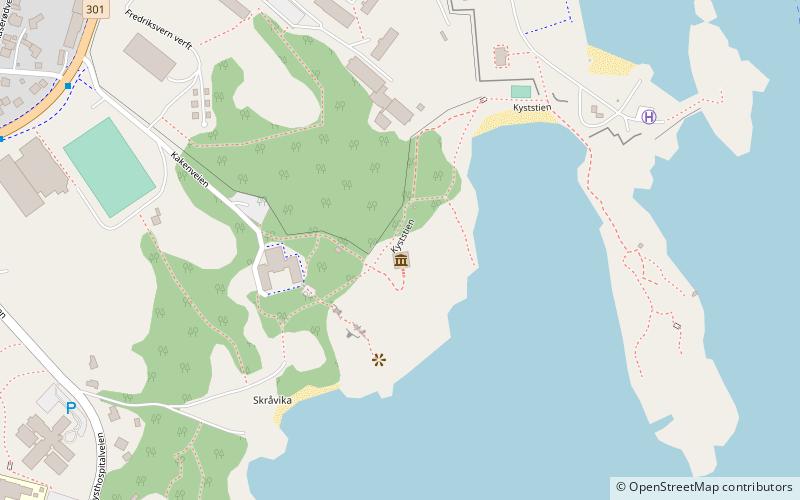 Minnehallen location map