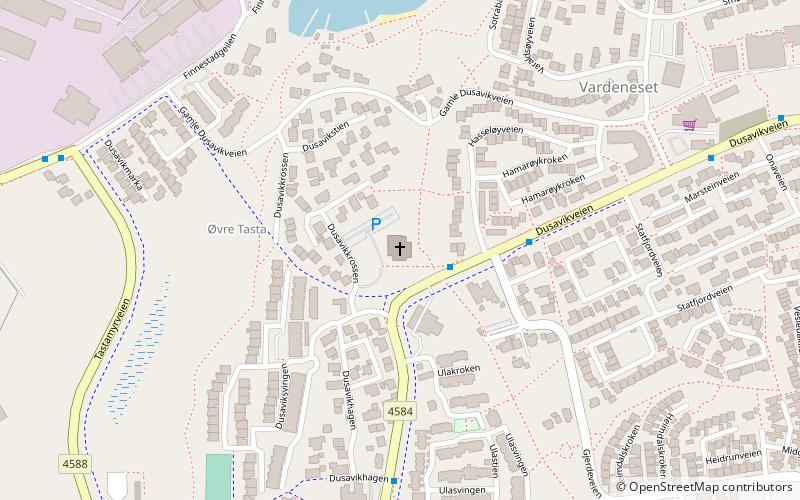 Vardeneset Kirke location map