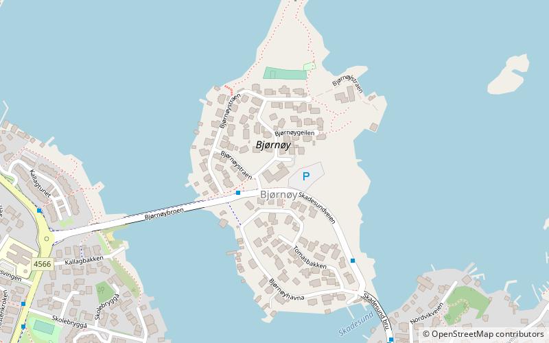 Bjørnøy location map