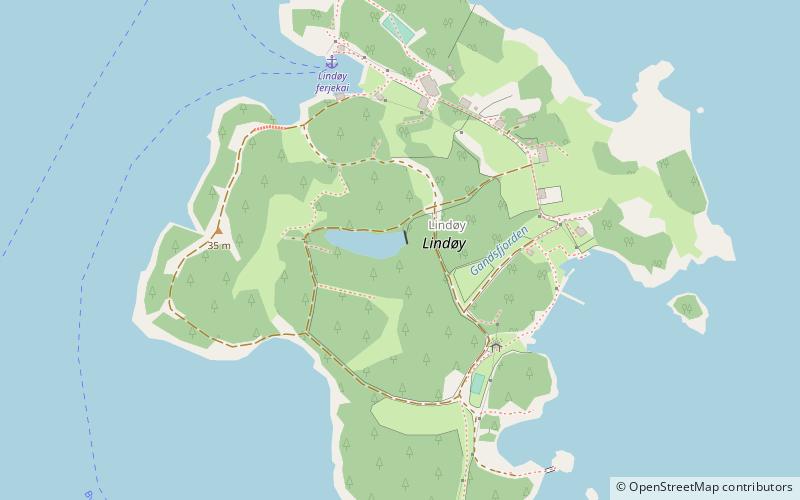 Lindøy location map