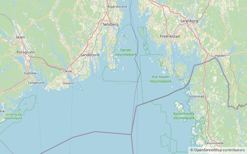 Færder Lighthouse location map