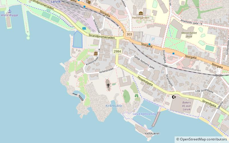 Larvik Kirke location map