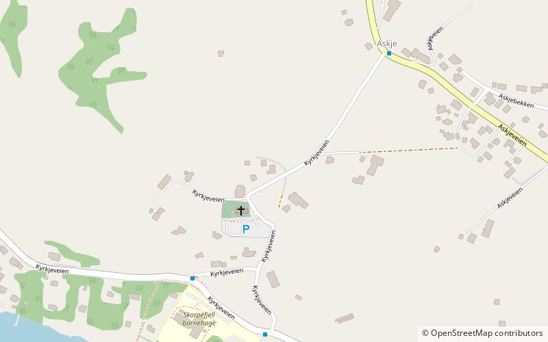 Askje Church location map